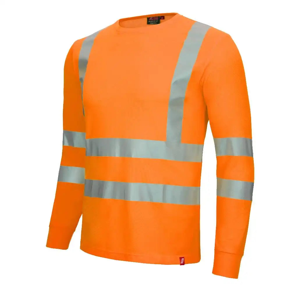 Nitras Motion TEX VIZ Warnschutz Langarmshirt – orange