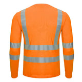 Nitras Motion TEX VIZ Warnschutz Langarmshirt – orange