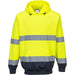 Portwest B316 Warnschutz Kapuzen-Sweatshirt – gelb/marine