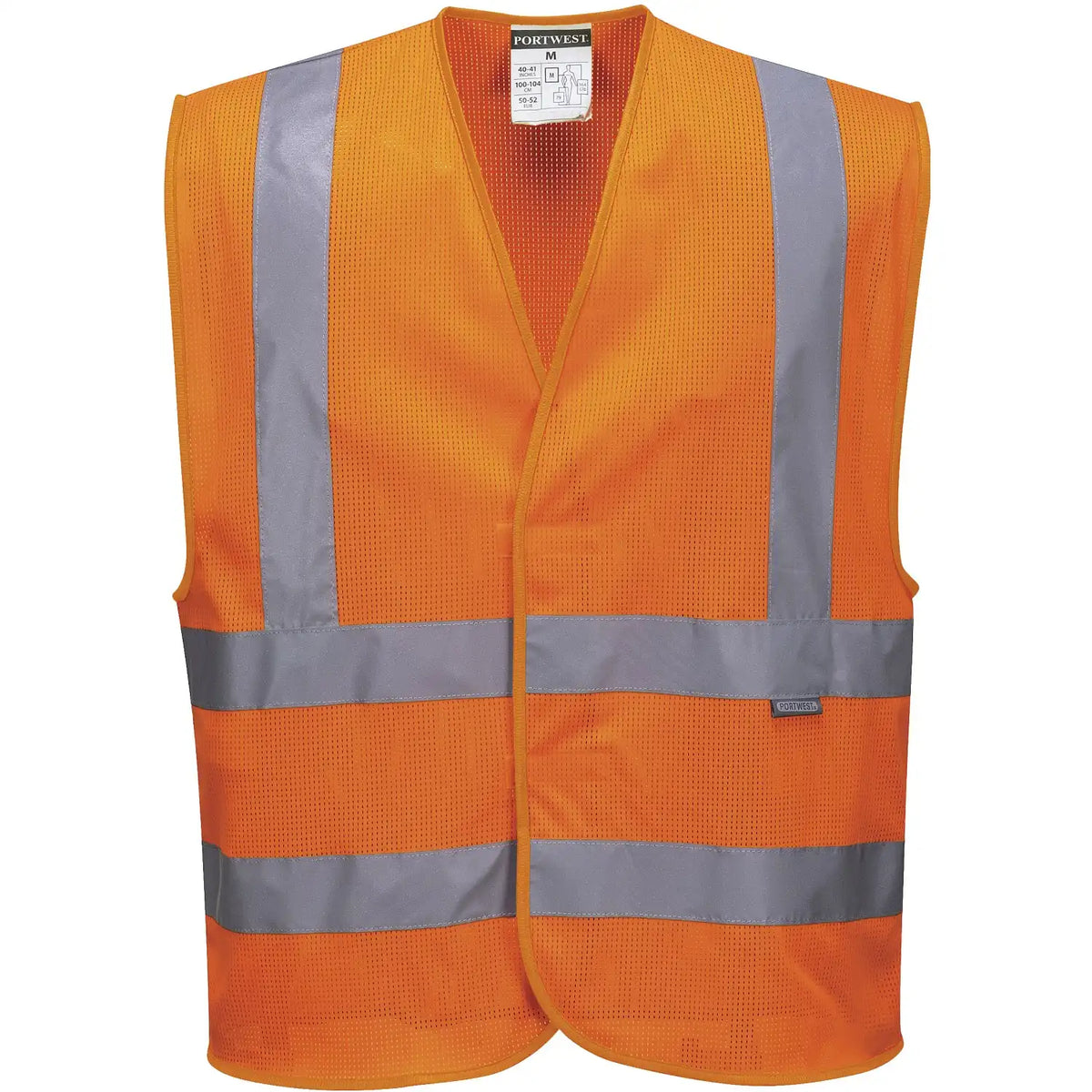 Portwest m. Schulterrefl. C370 Kl.2 Mesh Warnweste – orange