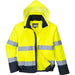Portwest 2in1 C464 Essential Warnschutzwinterjacke – gelb/marine