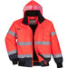 Portwest C465 Kontrast Warnschutz Pilotenjacke – rot/marine