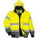 Portwest C465 Kontrast Warnschutz Pilotenjacke – gelb/grau