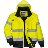 Portwest C465 Kontrast Warnschutz Pilotenjacke – gelb/schwarz