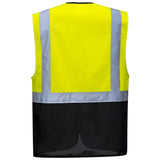 Portwest Warschau Kl. 1 Warnweste Executive – gelb/schwarz