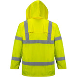 Portwest H440 Warnschutz PVC-Regenjacke – gelb