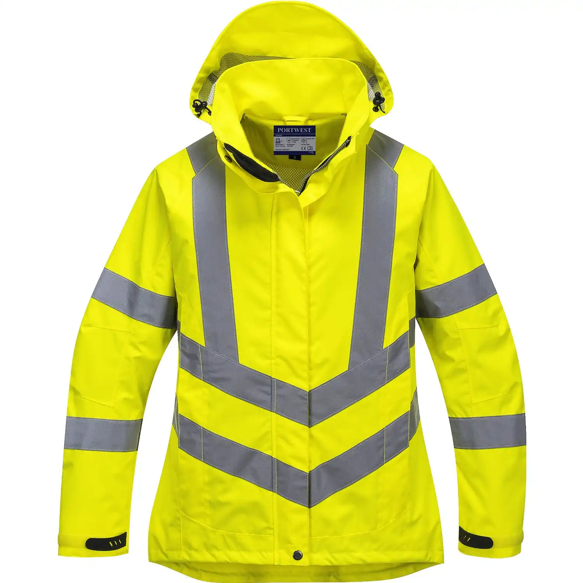 Portwest Damen LW70 Warnschutz-Regenjacke – gelb