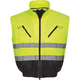Portwest PJ50 Warnschutz Pilotenjacke 3in1 – gelb/marine