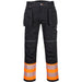 Portwest PW307 PW3 Kl.1 Warnschutz Handwerkerhose – orange/schwarz