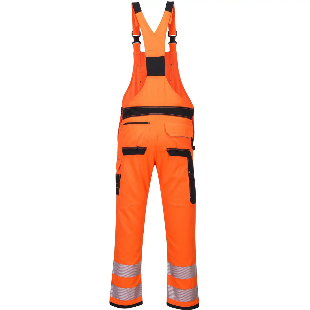 Portwest PW344 PW3 Warnschutz Latzhose – orange/schwarz