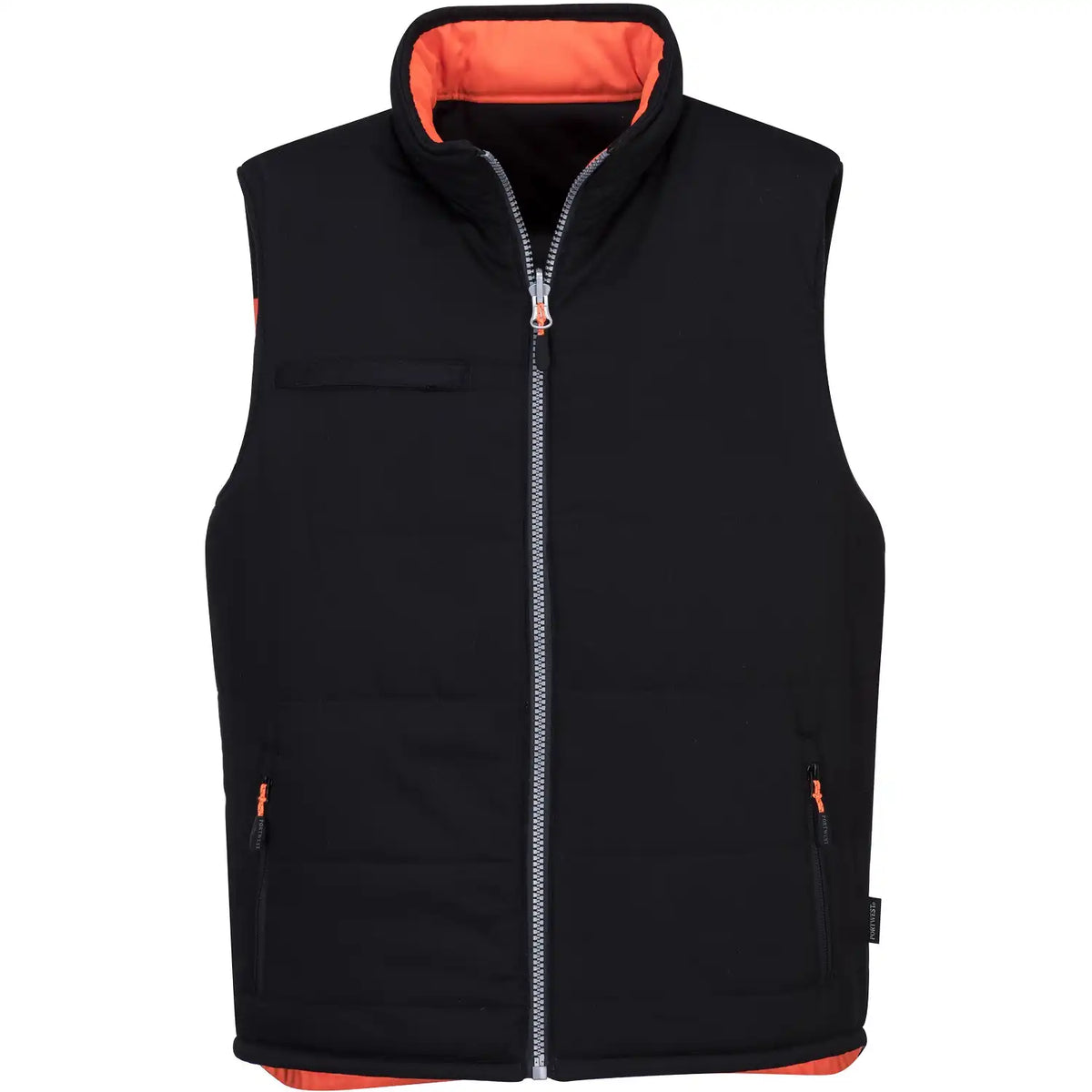Portwest PW374 wend. PW3 Warnschutz Winterweste – orange/schwarz