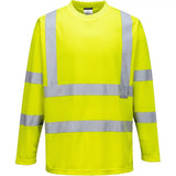 Portwest S178 Warnschutz Langarmshirt – gelb