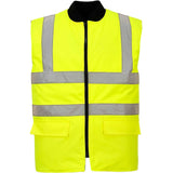 Portwest S469 Warnschutz Wende-Steppweste – gelb