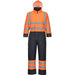Portwest S485 Kontrast Warnschutz Winter Overall – orange/marine
