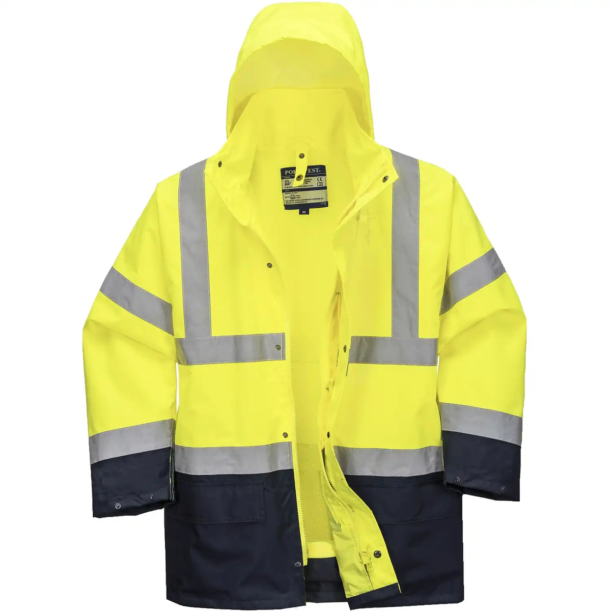 Portwest S766 Warnschutz Winterjacke 5in1 – gelb/marine