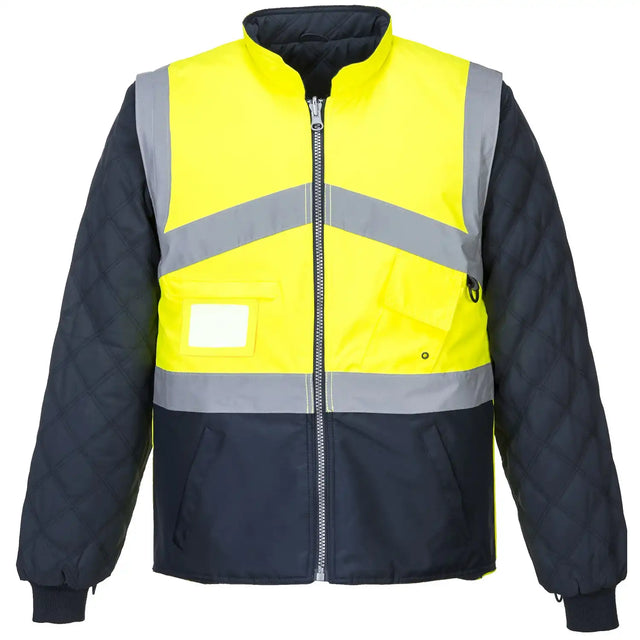 Portwest S769 Warnschutz Wendejacke – gelb/marine