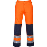 Portwest Sevilla Warnschutz Bundhose – orange/marine