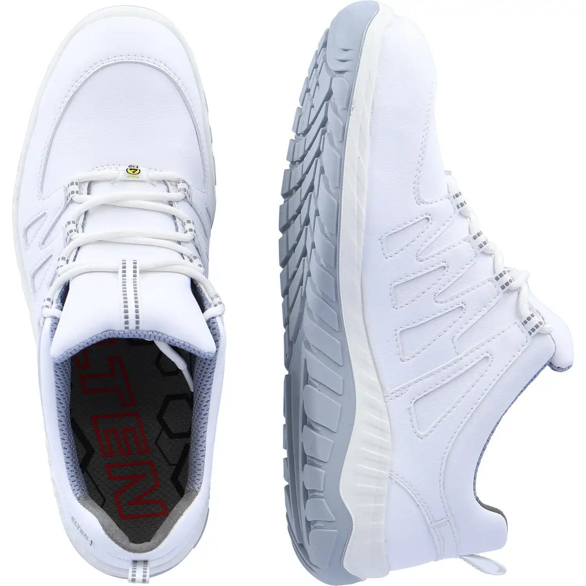Elten Maddox LOW ESD S3 Sicherheitshalbschuh weiß – weiß