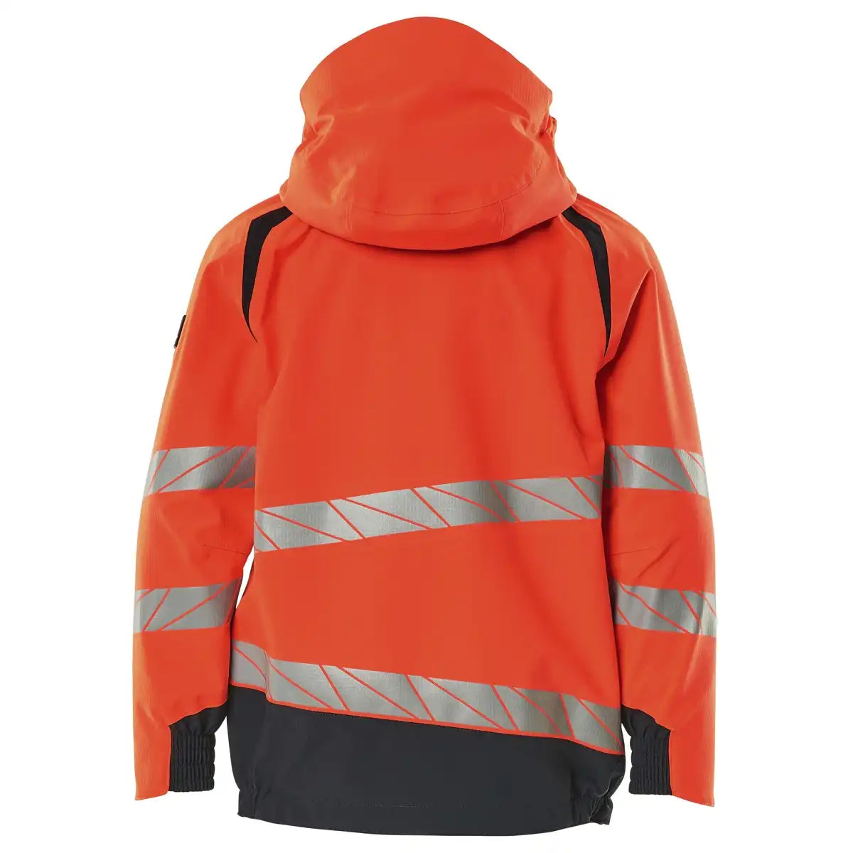 Mascot Accelerate Safe Kinder HiVis Hardshelljacke – rot/schwarzblau
