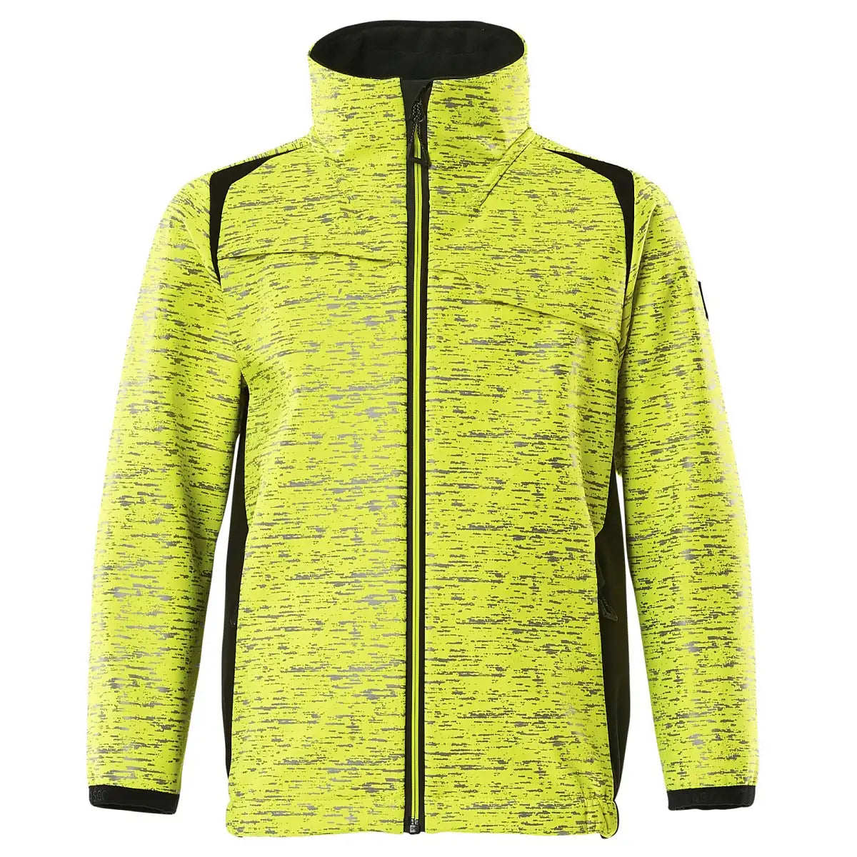 Mascot Accelerate Safe Kinder HiVis Softshelljacke – gelb/schwarz