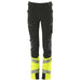 Mascot Accelerate Safe Kind HiVis Stretchbundhose – schwarz/gelb