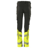Mascot Accelerate Safe Kind HiVis Stretchbundhose – schwarz/gelb