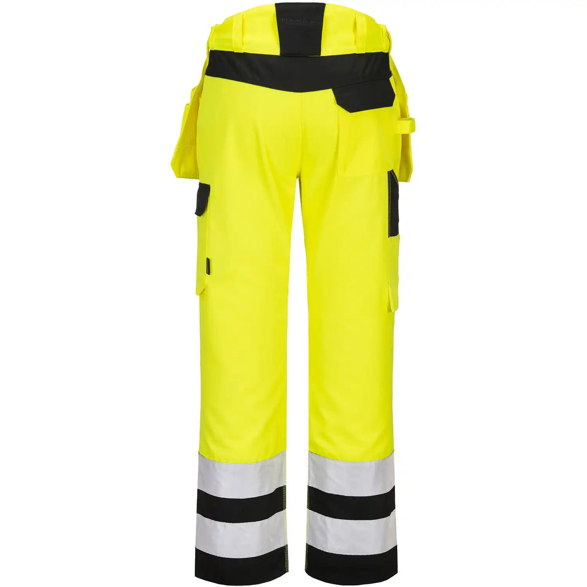 Portwest PW242 PW2 Warnschutz Handwerkerhose – gelb/schwarz