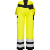Portwest PW242 PW2 Warnschutz Handwerkerhose – gelb/schwarz