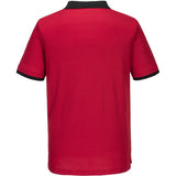 Portwest PW210 PW2 Polo-Shirt – rot/schwarz