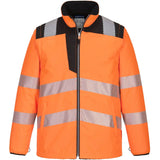 Portwest PW367 PW3 Warnschutz Winterjacke 5in1 – orange/schwarz