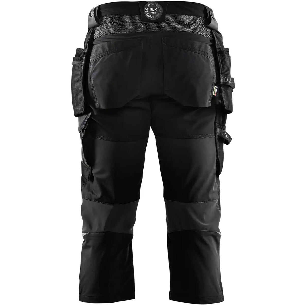 Blåkläder 1521 Stretch Handwerker-Piratenhose – schwarz/dunkelgrau