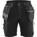 Blåkläder 1598 Handwerker-Shorts – schwarz