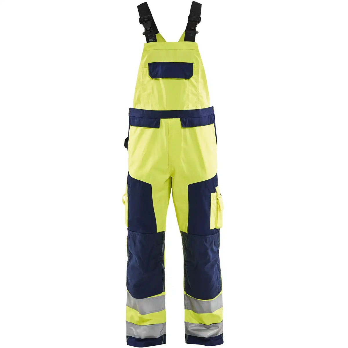 Blåkläder 2660 Warnschutz Latzhose – gelb/marine