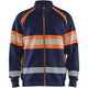 Blåkläder 3551 Warnschutz Sweatjacke Kl. 1 – marine/orange