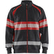 Blåkläder 3551 Warnschutz Sweatjacke Kl. 1 – schwarz/rot
