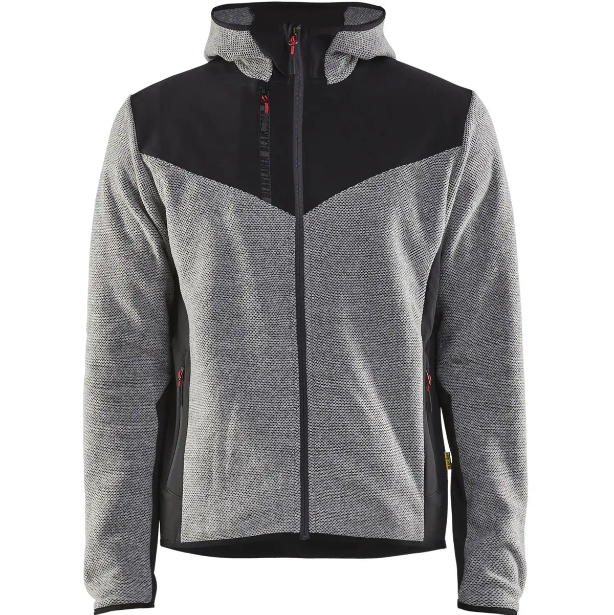 Blåkläder 5940 Strickjacke – grau-melange/schwarz