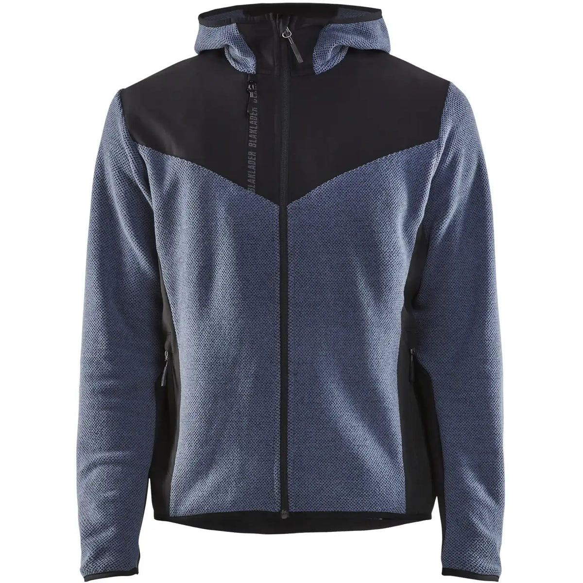 Blåkläder 5940 Strickjacke – taubenblau/dunkelmarine
