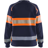 Blåkläder Damen 3409 Warnschutz Sweatshirt – marine/orange
