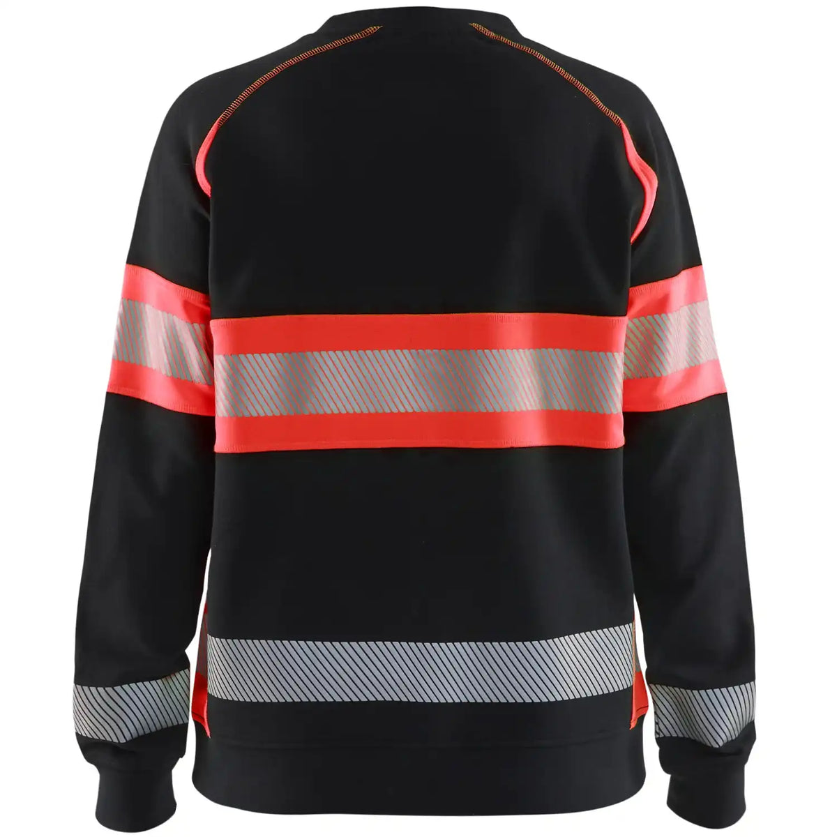 Blåkläder Damen 3409 Warnschutz Sweatshirt – schwarz/rot