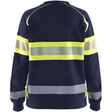 Blåkläder Damen 3409 Warnschutz Sweatshirt – marine/gelb