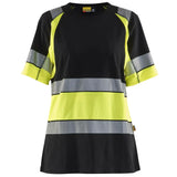 Blåkläder Damen 3410 Warnschutz T-Shirt – schwarz/gelb