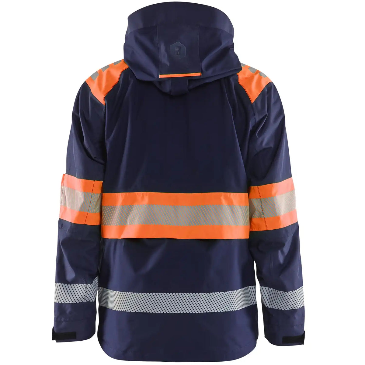 Blåkläder 4420 Warnschutz Regenjacke Kl. 1 – marine/orange