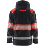 Blåkläder 4420 Warnschutz Regenjacke Kl. 1 – schwarz/rot
