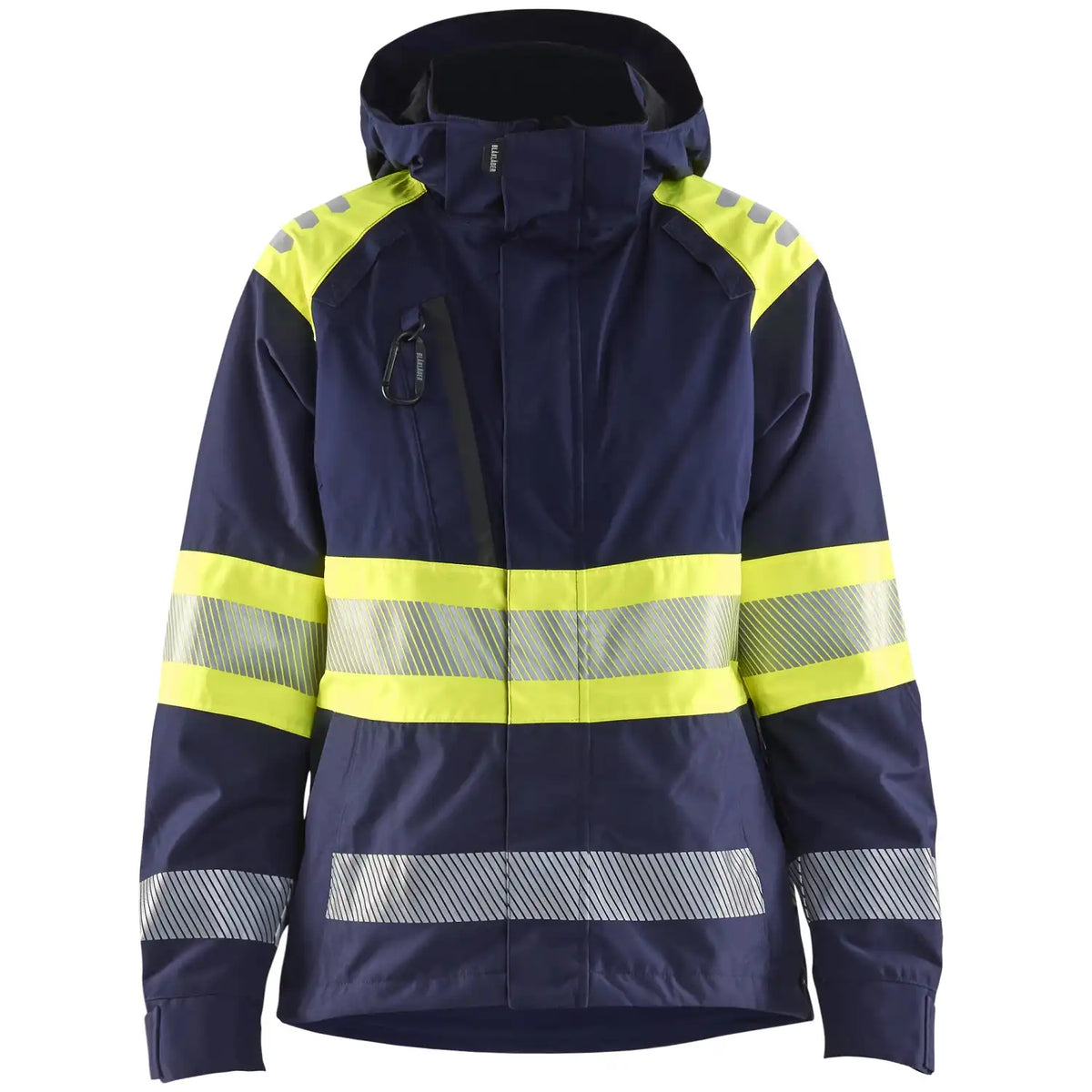 Blåkläder Damen 4430 Warnschutz Regenjacke Kl. 1 – marine/gelb