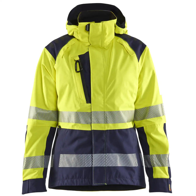 Blåkläder Damen 4436 Warnschutz Regenjacke Kl. 2 – gelb/marine