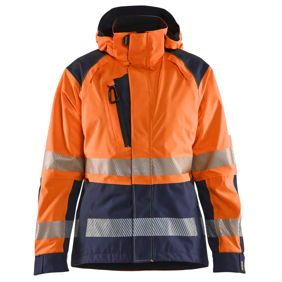 Blåkläder Damen 4436 Warnschutz Regenjacke Kl. 2 – orange/marine