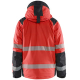 Blåkläder 4455 Warnschutz Winterjacke Kl. 3 – rot/schwarz