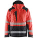 Blåkläder 4455 Warnschutz Winterjacke Kl. 3 – rot/schwarz