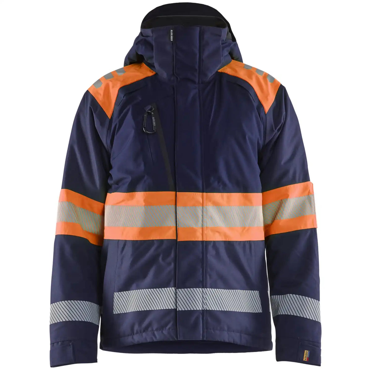 Blåkläder 4480 Warnschutz Winterjacke Kl. 1 – marine/orange