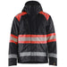 Blåkläder 4480 Warnschutz Winterjacke Kl. 1 – schwarz/rot